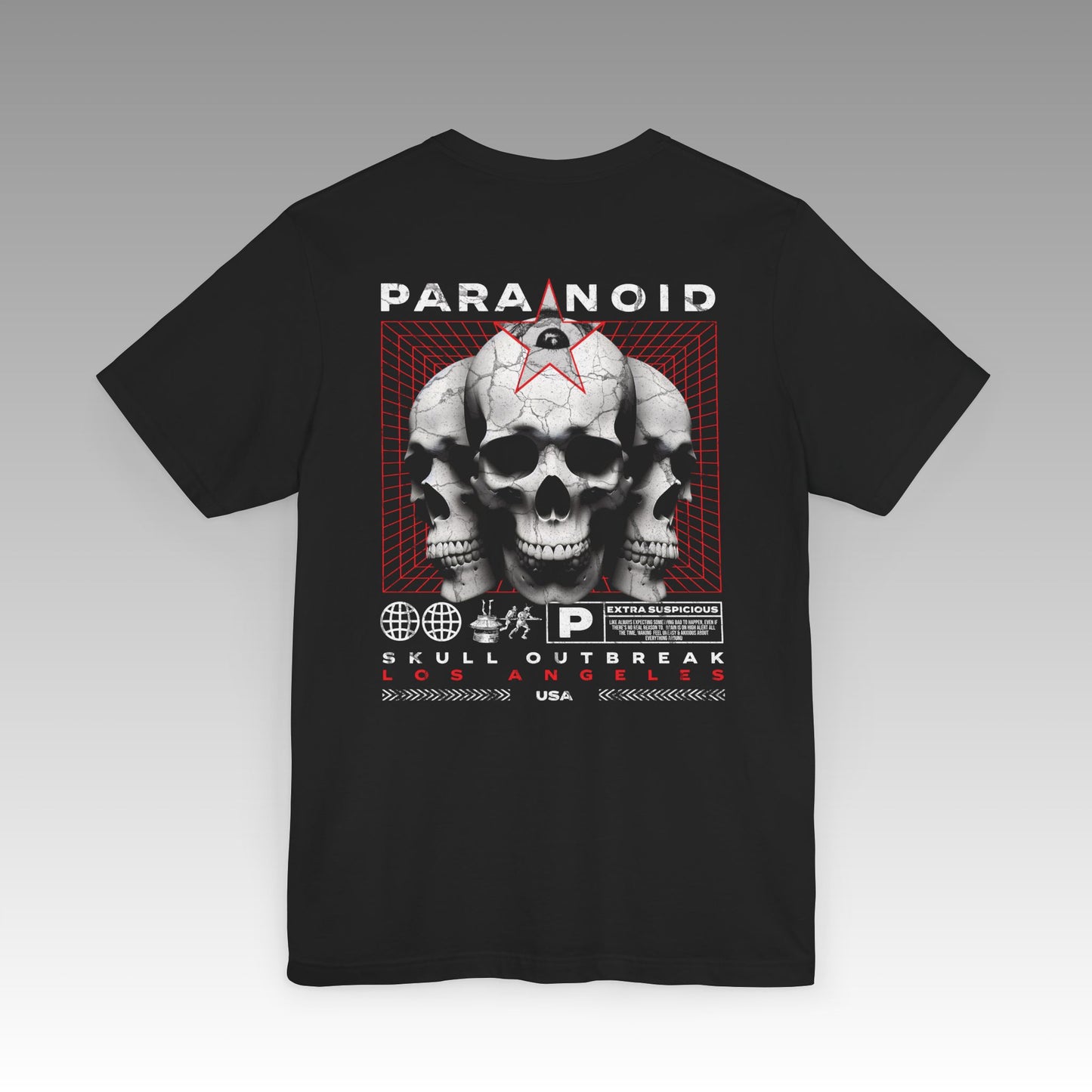 Paranoid Unisex Jersey Short Sleeve T-Shirt