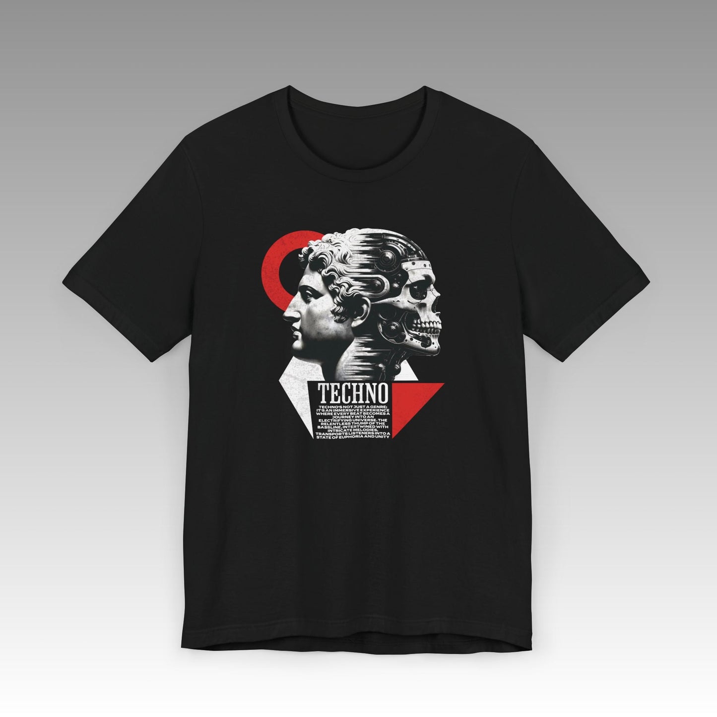 Techno Unisex Jersey Short Sleeve T-Shirt - skull_clothing