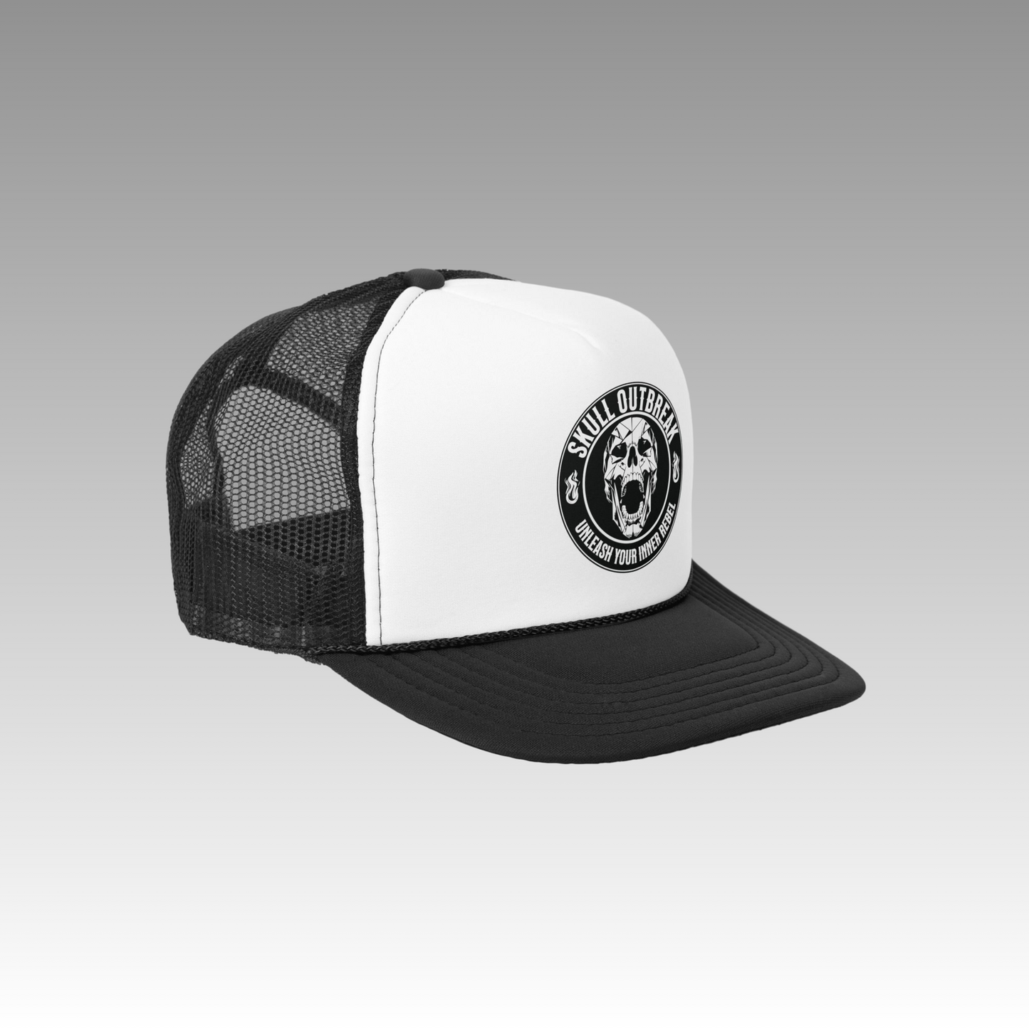 Skull Outbreak Trucker Cap