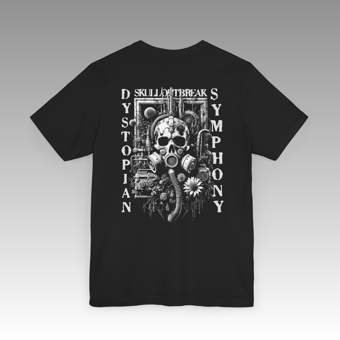 Dystopian Symphony Unisex Jersey Short Sleeve T-Shirt - Skull Outbreak 