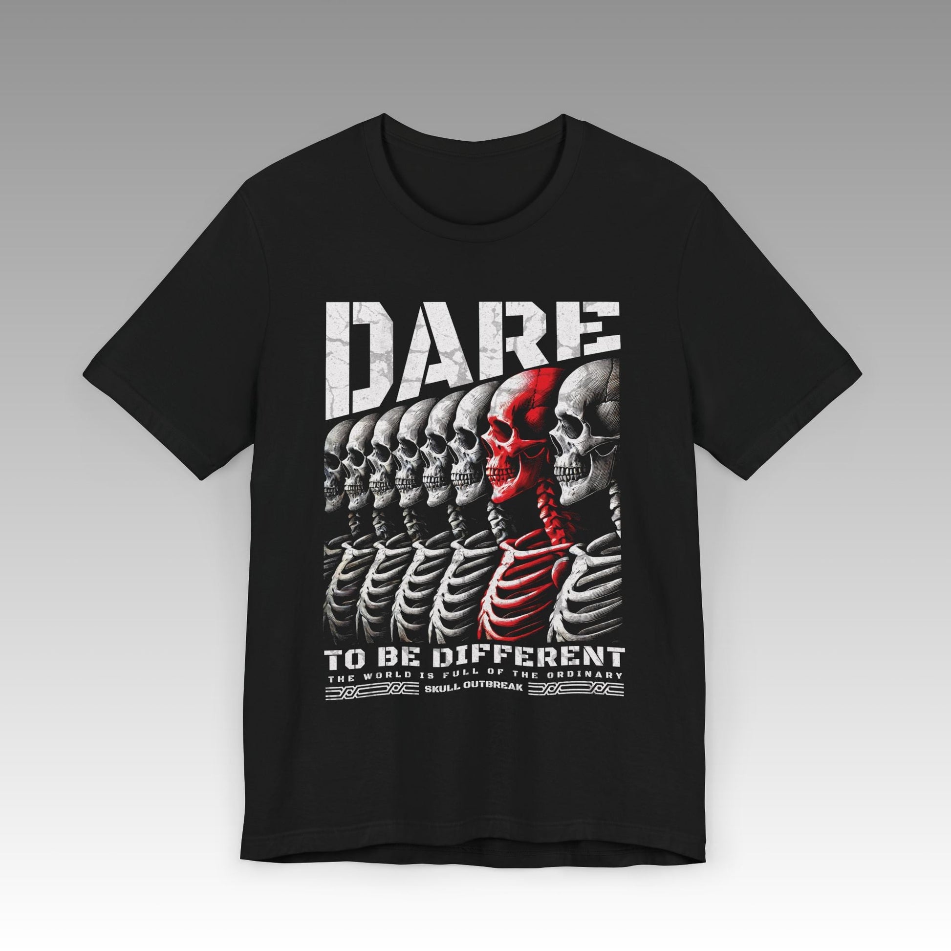 Dare To Be Different Unisex Jersey Short Sleeve T-Shirt - skull_clothing
