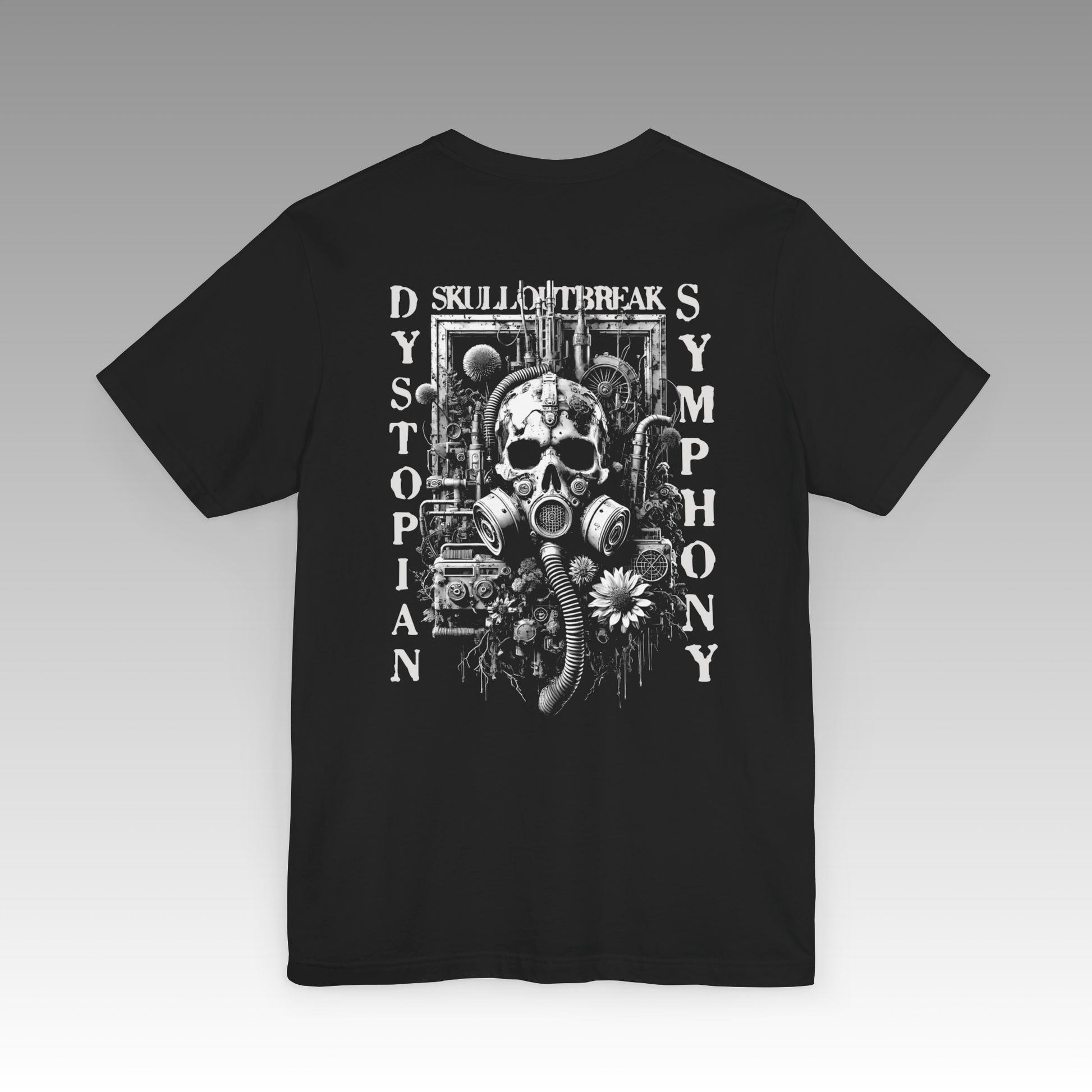 Dystopian Symphony Unisex Jersey Short Sleeve T-Shirt - skull_clothing