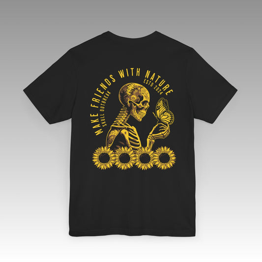 Make Friends with Nature Unisex Jersey Short Sleeve T-Shirt - skull_clothing