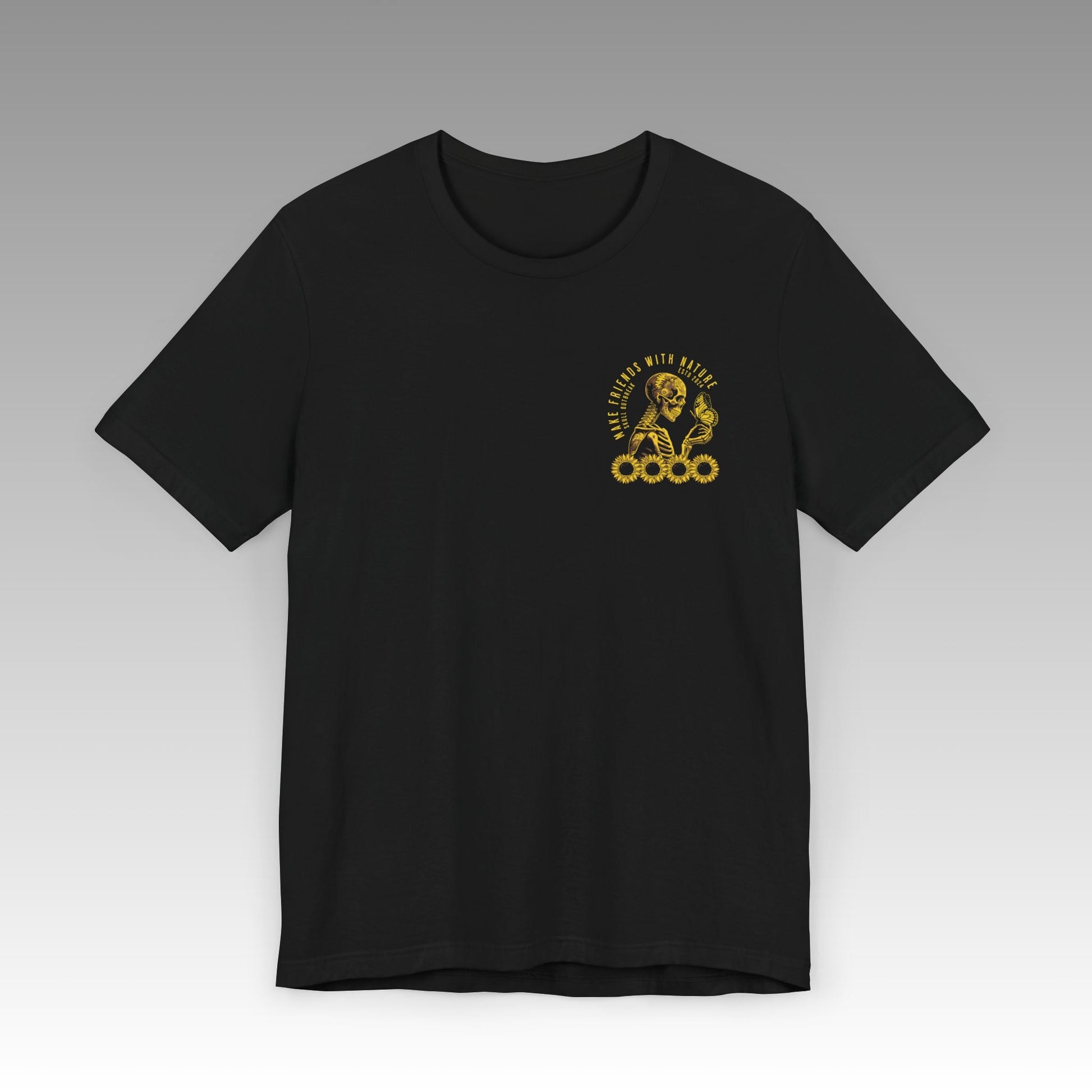 Make Friends with Nature Unisex Jersey Short Sleeve T-Shirt - skull_clothing