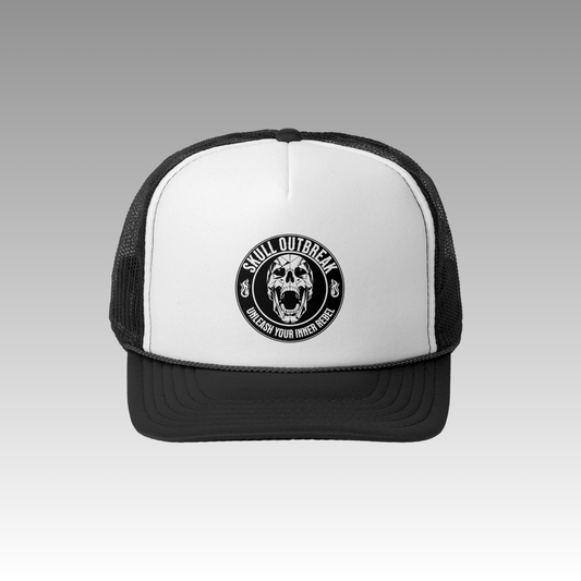 Skull Outbreak Trucker Cap - skull_clothing